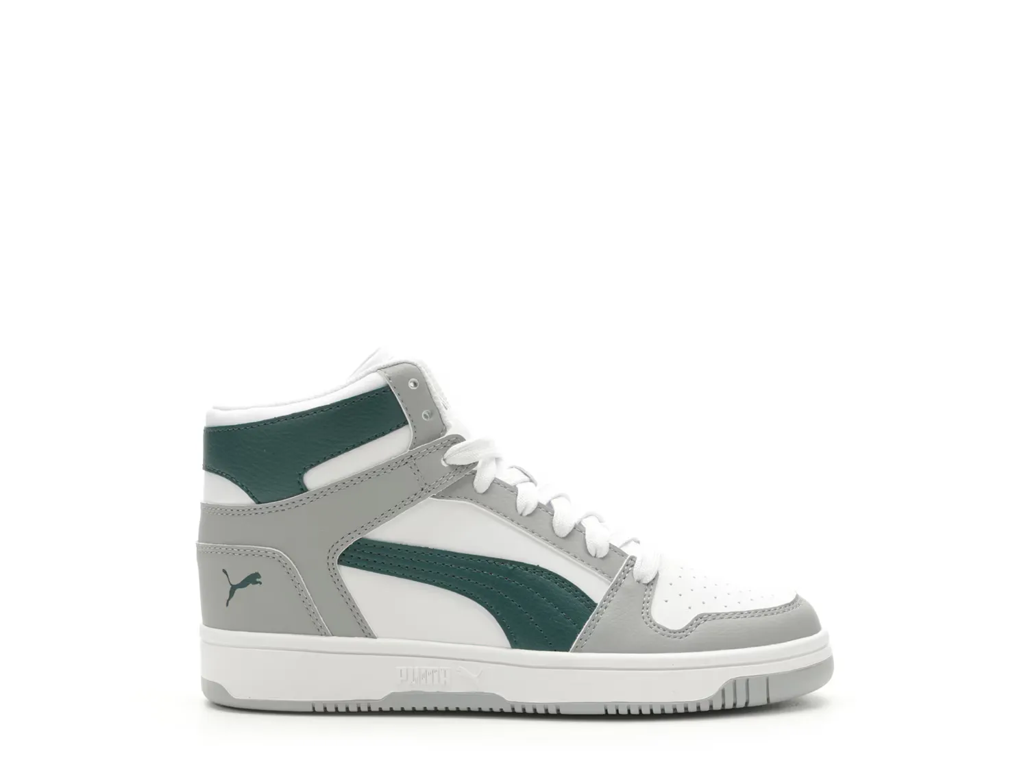 

Кроссовки Rebound Layup SL High-Top Sneaker Puma, белый/зеленый