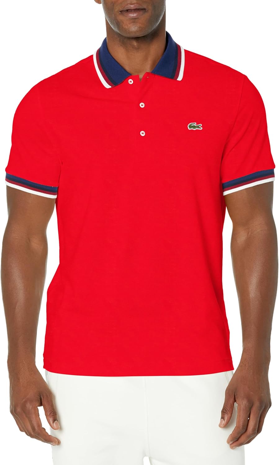 

Lacoste мужская поло Regular Fit Stretch Piqué, Rouge
