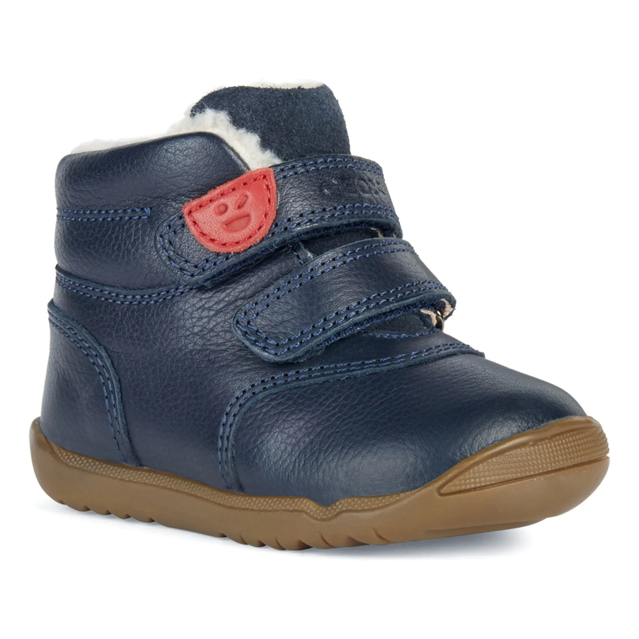 

Прогулочные кроссовки Geox «B MACCHIA BOY» с практичными застежками-липучками, цвет navy