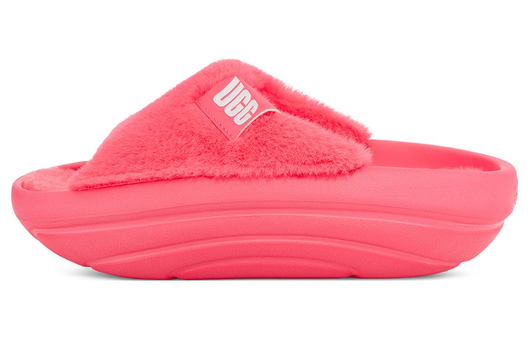 

Шлепанцы Ugg женские, цвет watermelon red