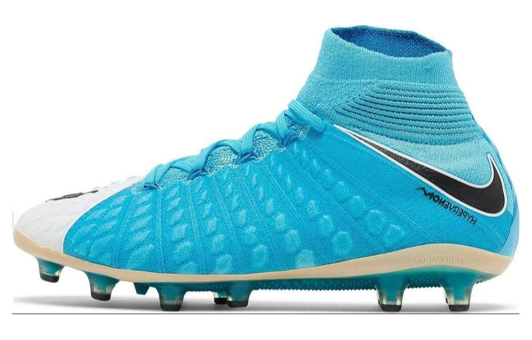 

Футбольные бутсы Hypervenom Phantom 3 мужские высокие университетские синие/белые/черные Nike