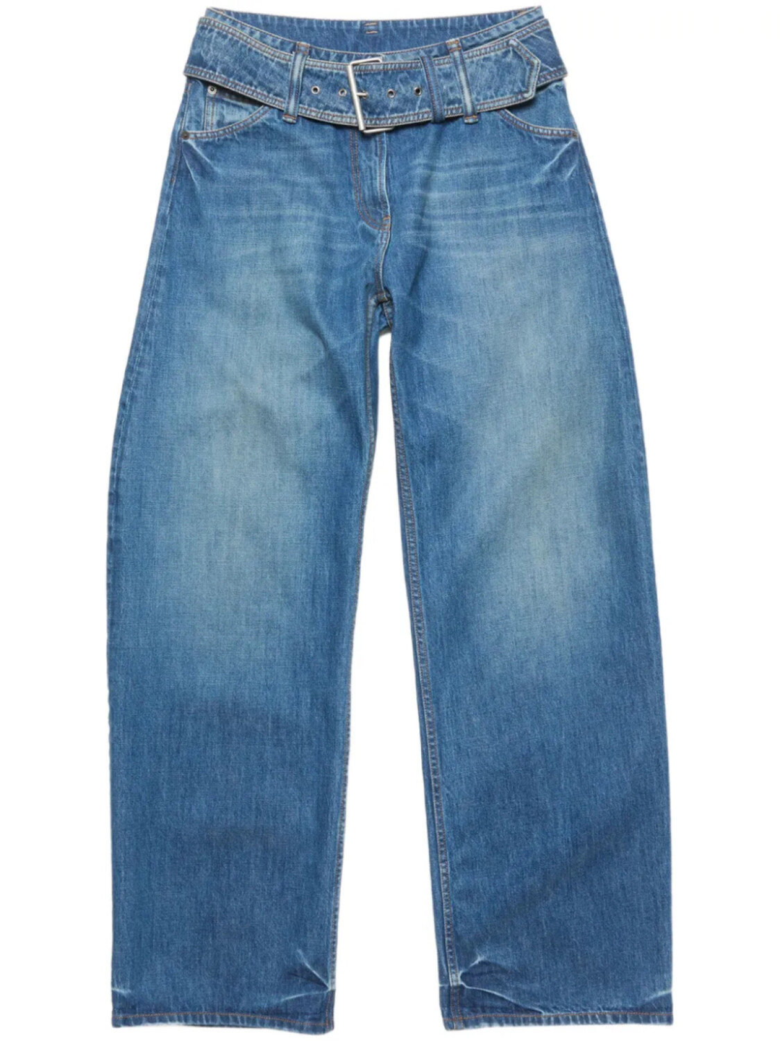 

Джинсы с поясом Acne Studios, синий