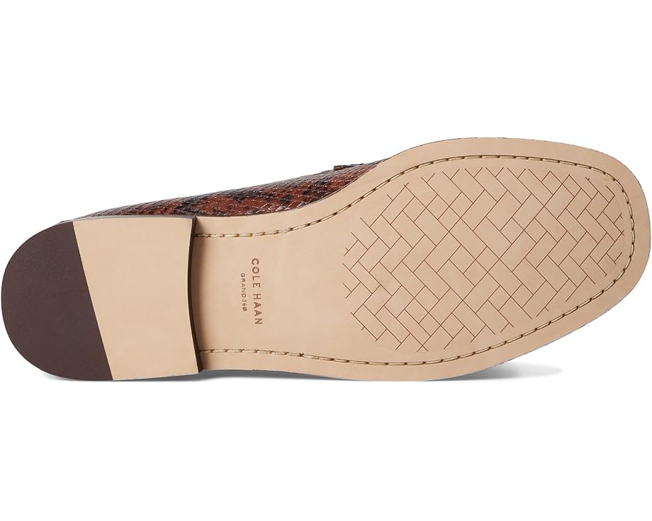 Лоферы Cole Haan Lana Lux Tassel Loafers, цвет Dark Cuoio Snake Print Leather — фото 3