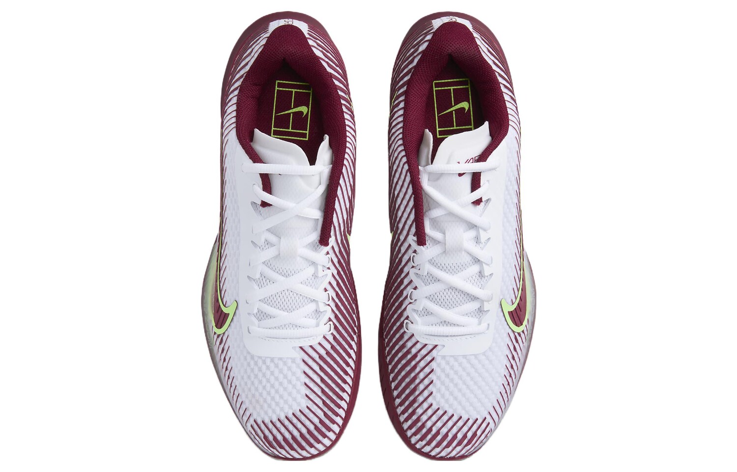 NikeCourt Air Zoom Vapor 11 HC «Белый Team Red» — фото 4