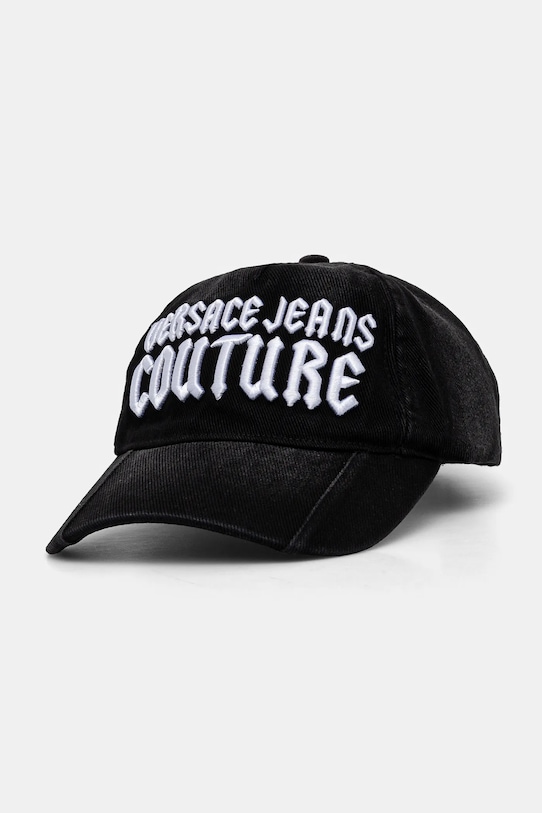 

Джинсовая кепка с козырьком Versace Jeans Couture, черный