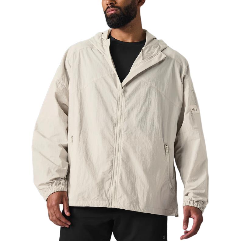 

Alo Yoga Куртка унисекс черная, White/Bone