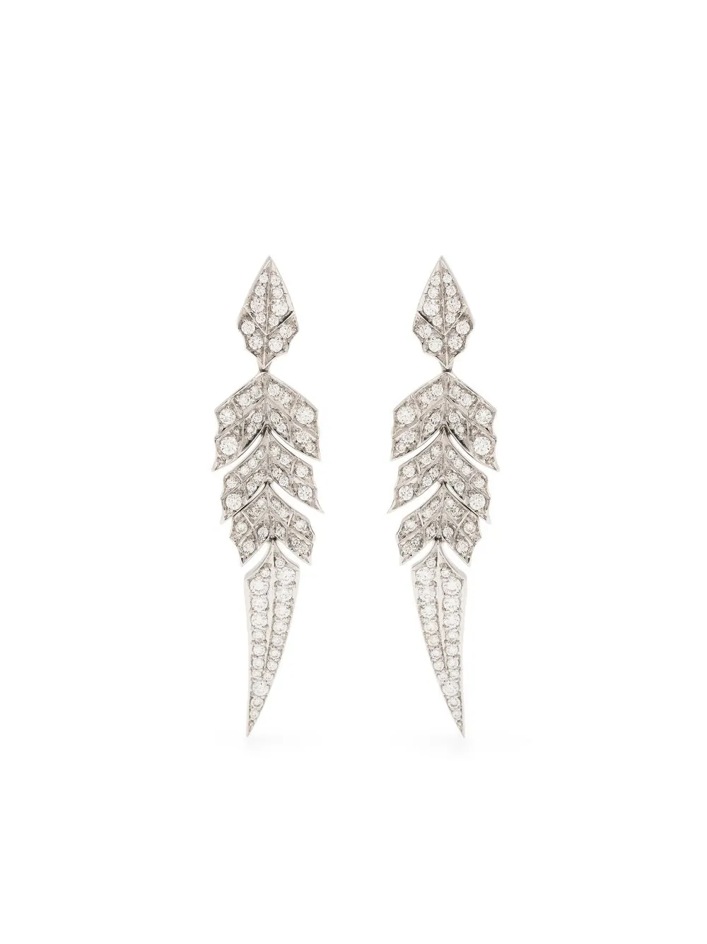 

Серьга Magnipheasant из белого золота с бриллиантами Stephen Webster, серебяный