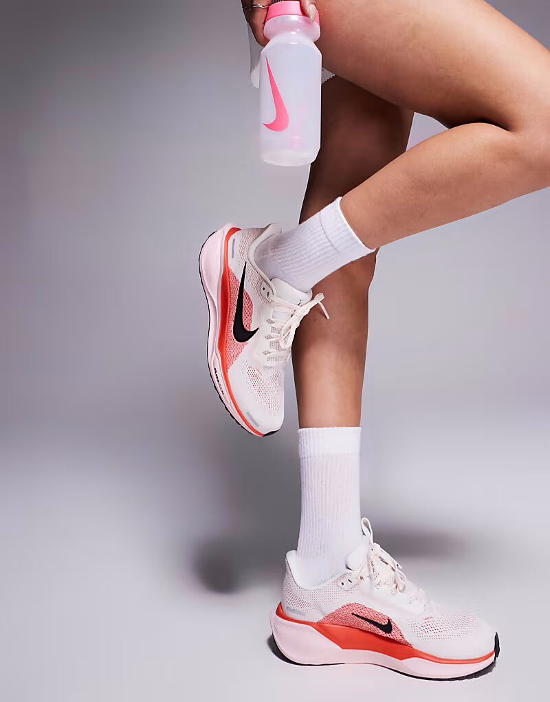 Nike Running - Air Zoom Pegasus 41 - Кроссовки белого и розового цвета