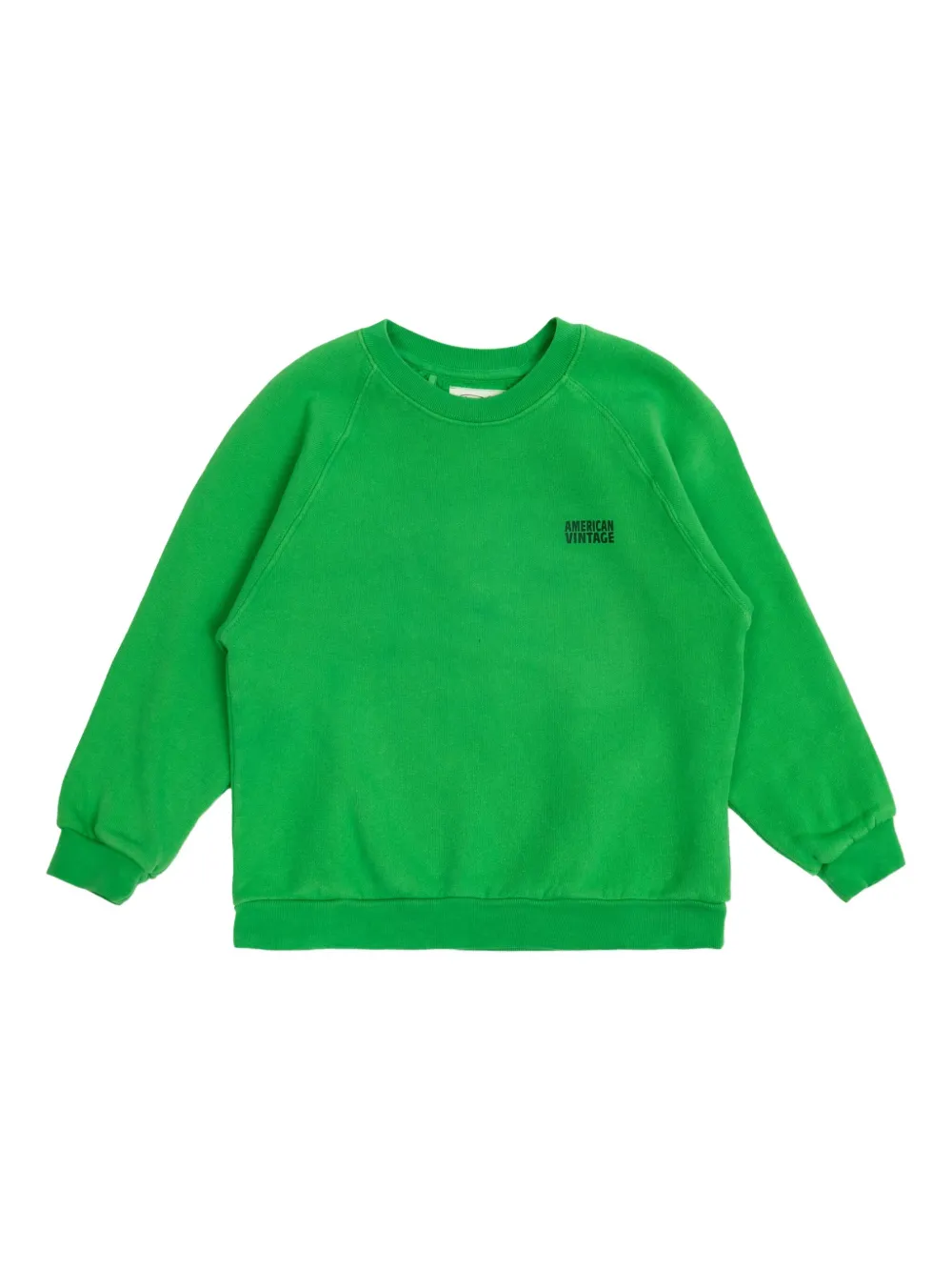 

Толстовка Izubird с рукавами реглан American Vintage Kids, зеленый