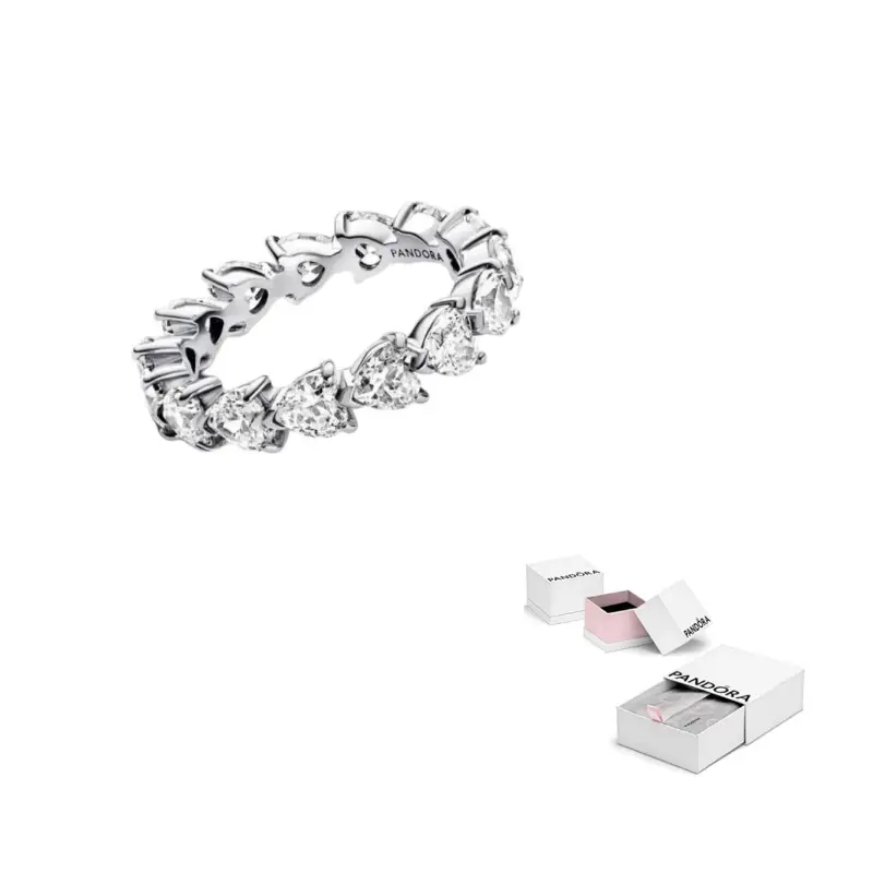 

Pandora Серебряное кольцо с цирконием для женщин Sterling Silver