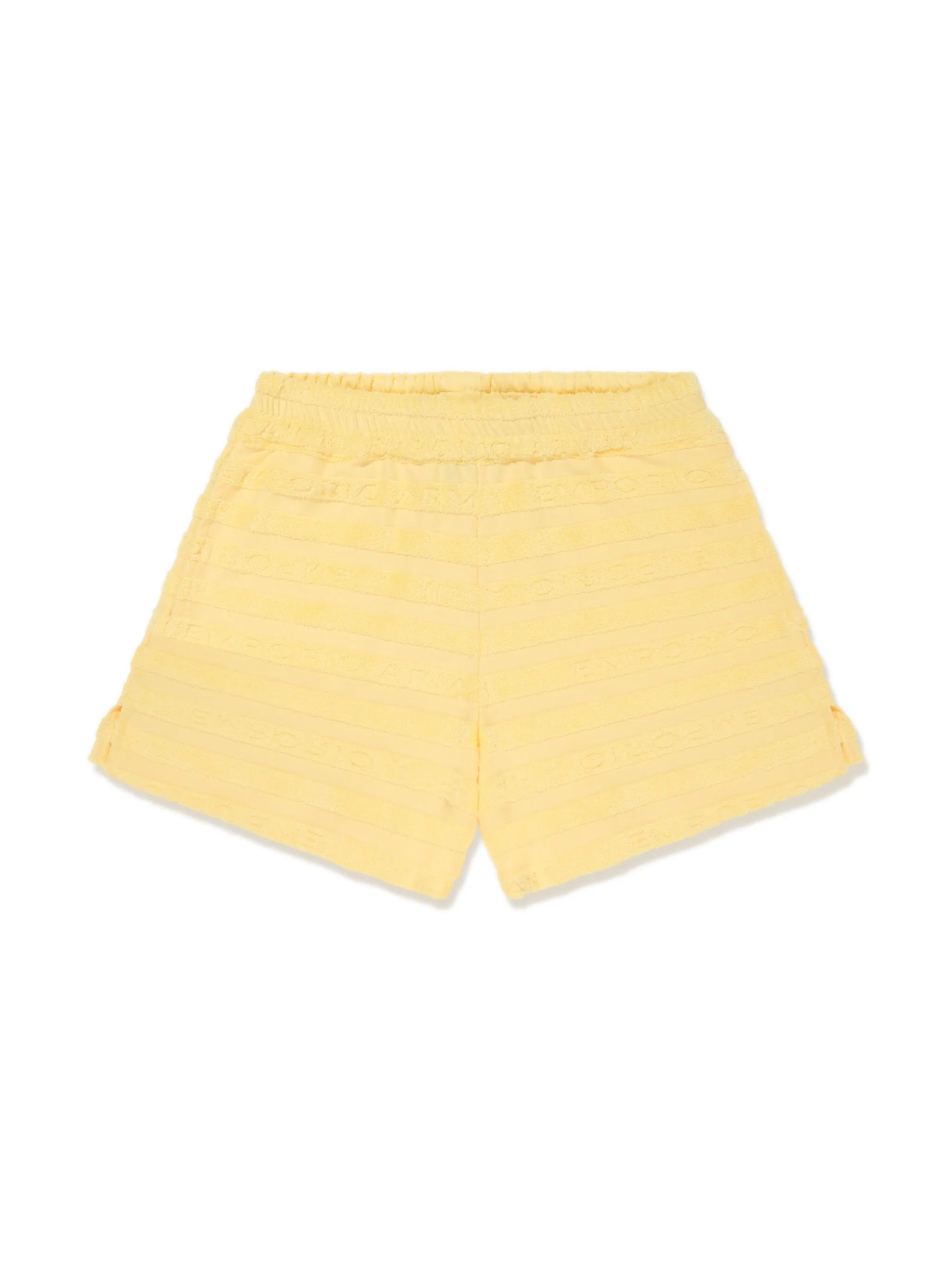 

Шорты с жаккардовым логотипом Emporio Armani Kids, желтый