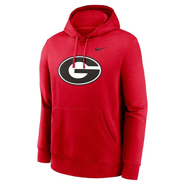 Мужской красный свитшот Georgia Bulldogs Primetime Evergreen Club Fleece Nike — фото 3