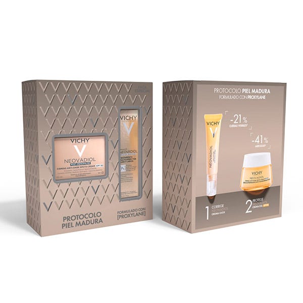 

Дневной крем spf50 + для контура глаз VICHY Pack Protocolo Piel Madura