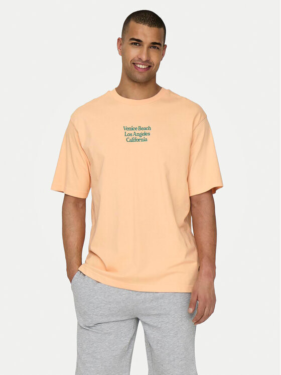 

Футболка Only & Sons, розовый