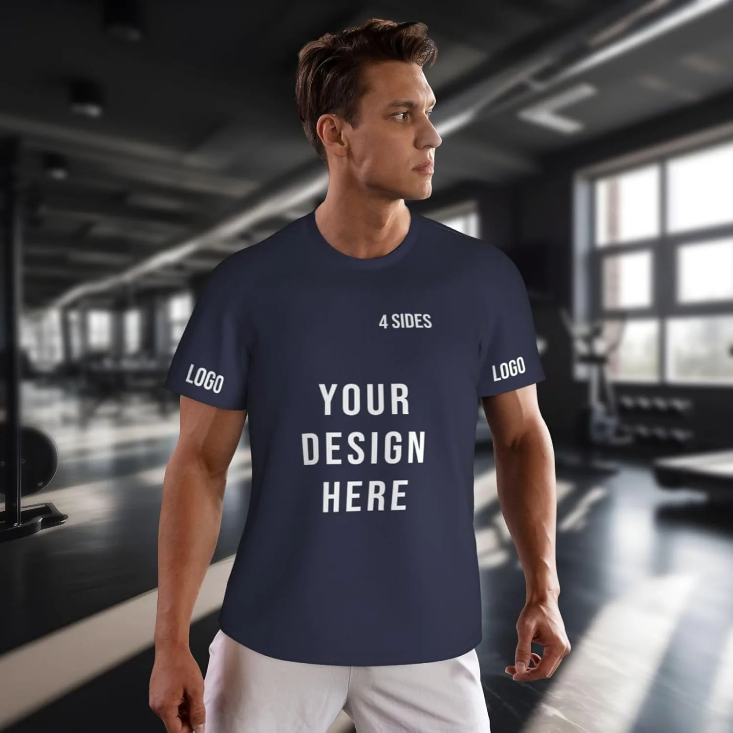 Футболка Custom с логотипом и текстом на 4 сторонах — фото 3