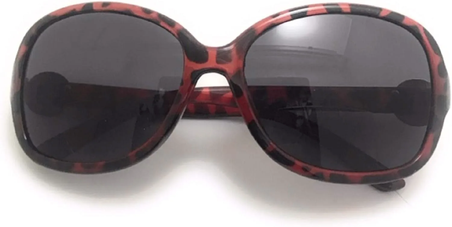 

Женские невидимые бифокальные солнцезащитные очки для чтения в стиле ретро с защитой от УФ-излучения и пружинным шарниром, модные для активного отдыха MyUV, Red