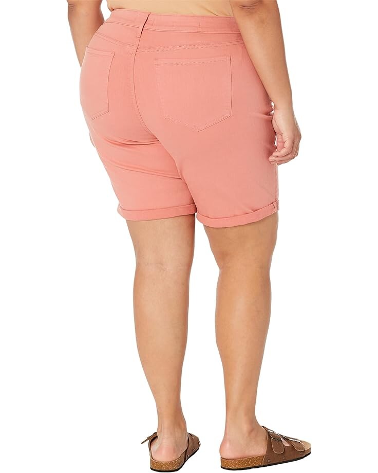 

Шорты Nydj Plus Size Ella Shorts w/ 1" Cuff in Terra Cotta, цвет Terra Cotta
