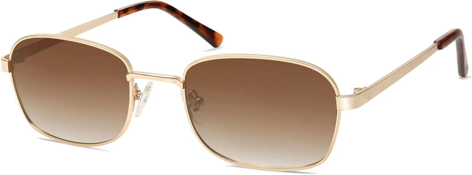 

Солнцезащитные очки SOJOS Retro Polarized Oval для женщин и мужчин, модные классические, с защитой от УФ-излучения UV400, модель SJ1177, Shiny Gold/Brown Grading
