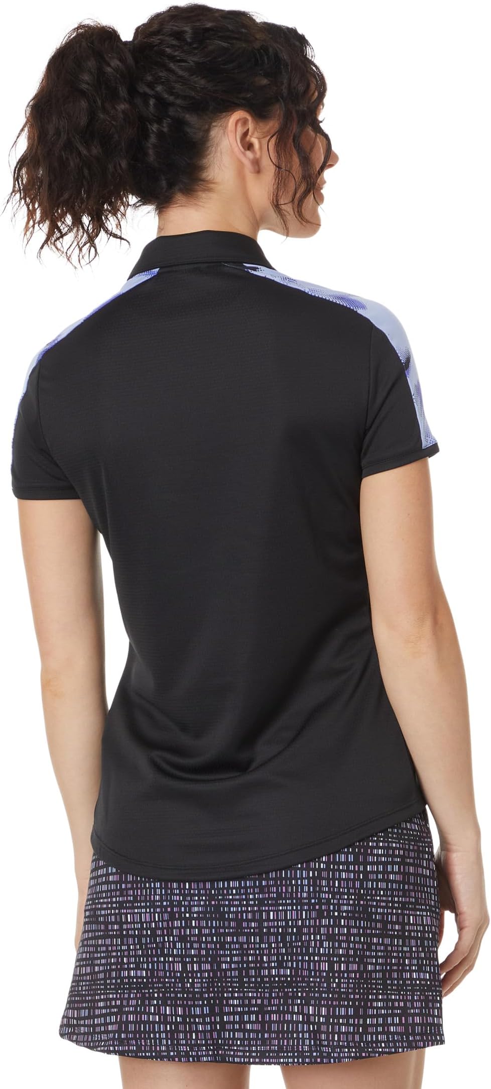 Поло adidas Golf Ultimate365 Printed Polo Shirt, цвет Black 1 — фото 2