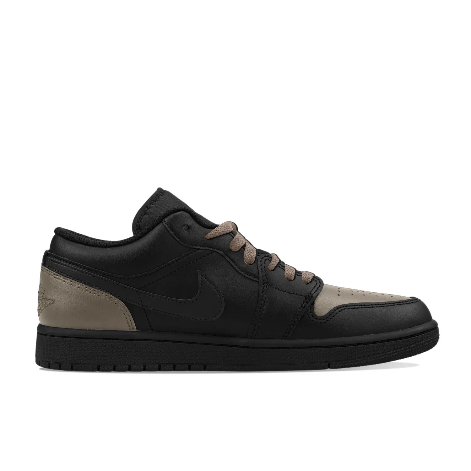 Кроссовки баскетбольные из кожи Jordan Air 1 Low Mocha Black — фото 4