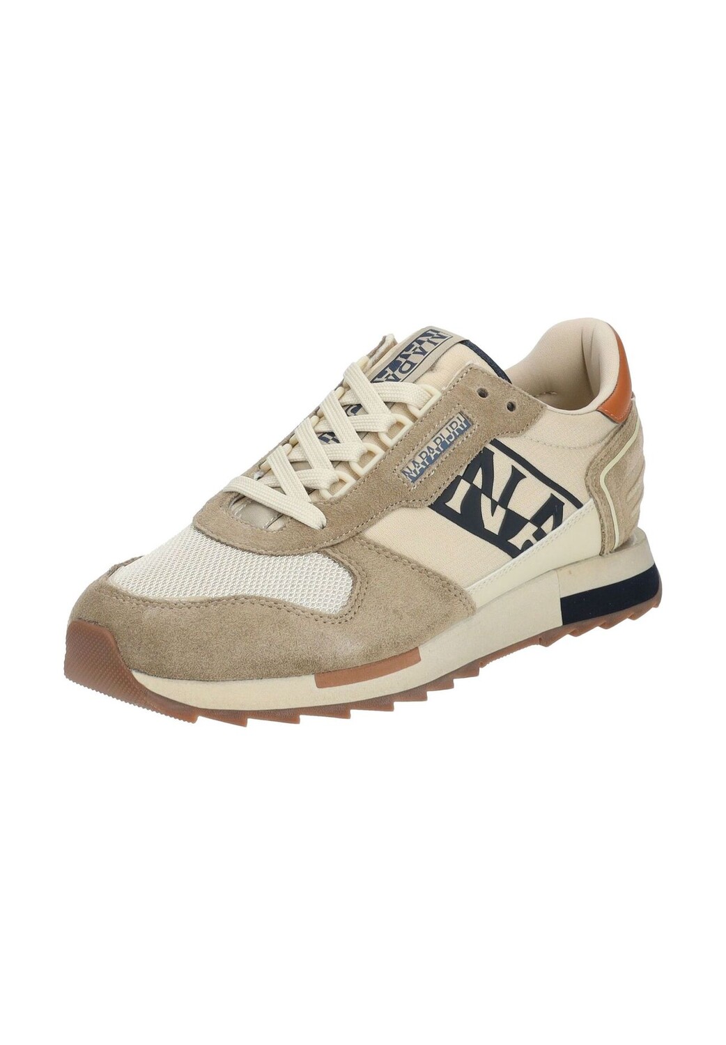 

Кроссовки из кожи/текстиля NAPAPIJRI, цвет Beige/gr_n