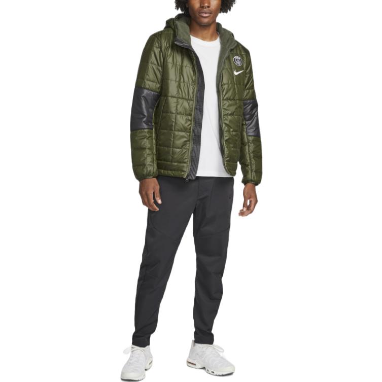 Nike Куртка армейского зеленого цвета, Army Green — фото 4
