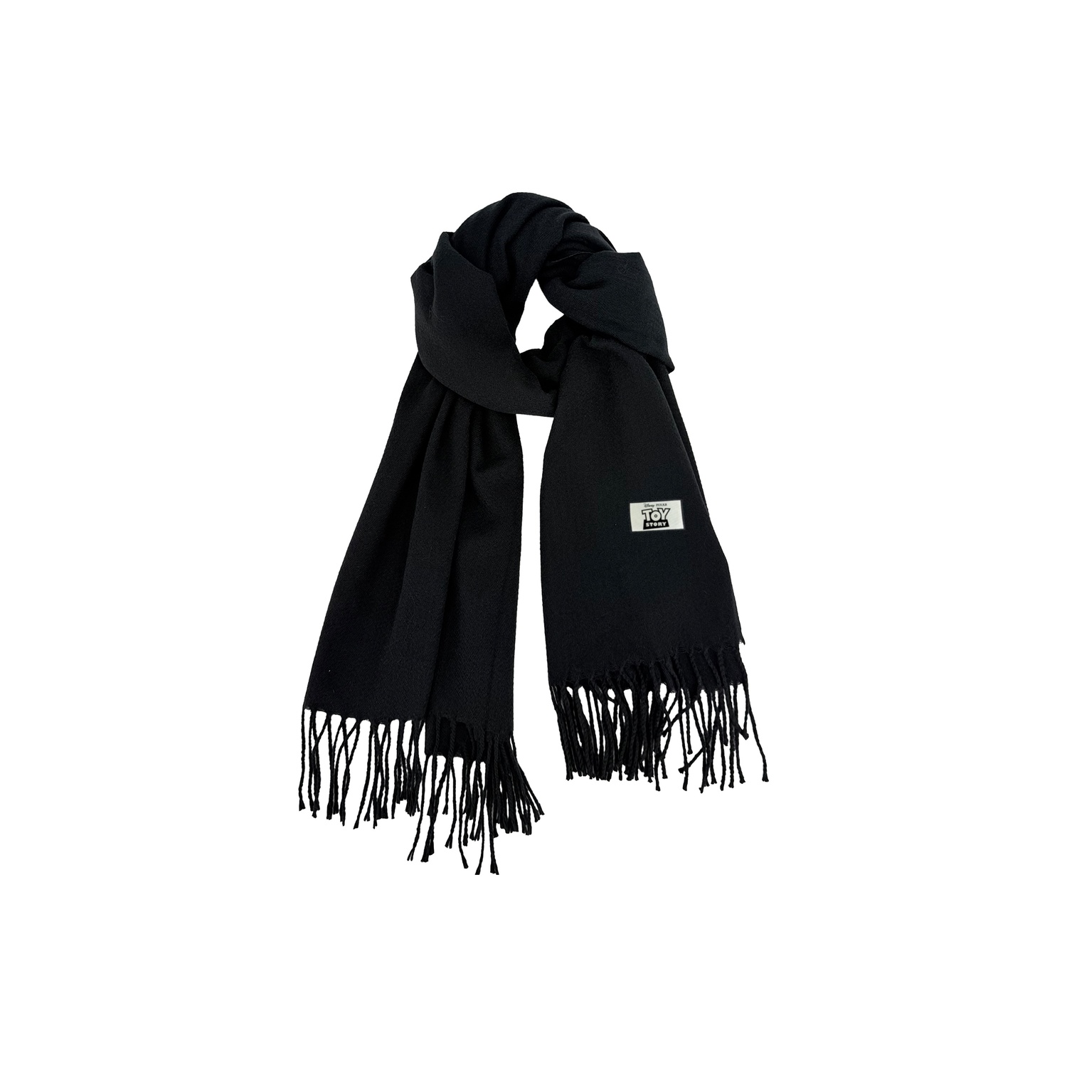 

Disney Полиэстеровый вязаный шарф унисекс, 29# Pure Black