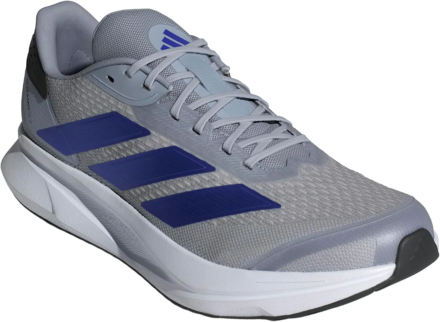 Мужские кроссовки для бега Adidas Duramo SL 2, серебристый/синий/серый — фото 4