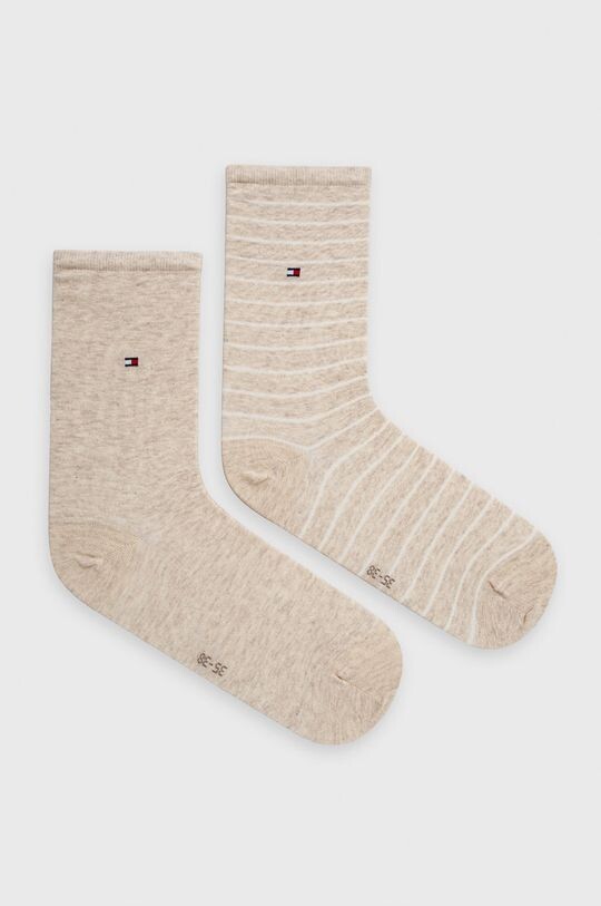 

Носки (2 упаковки) Tommy Hilfiger, бежевый
