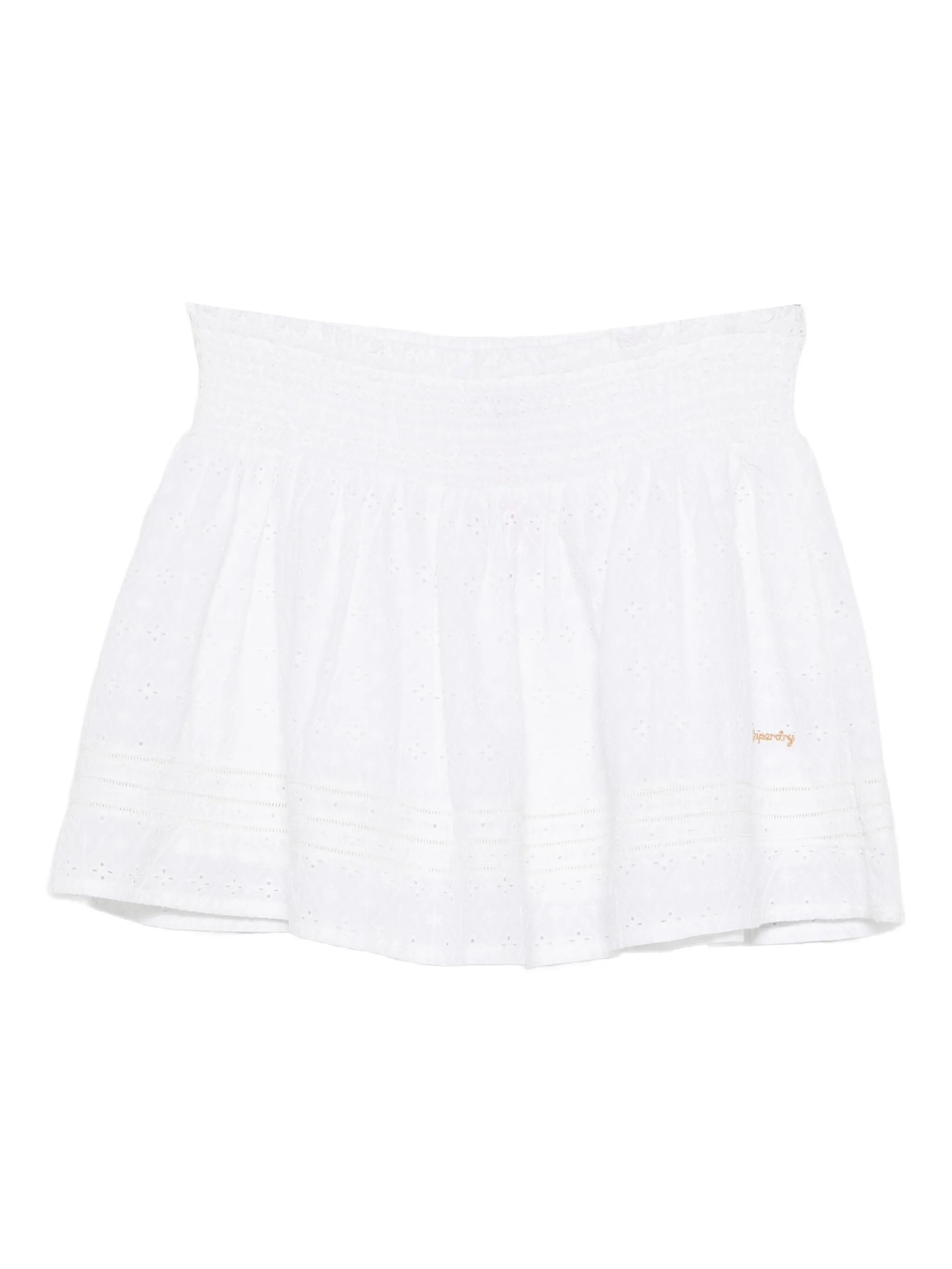 

Юбка со сборками Superdry, белый