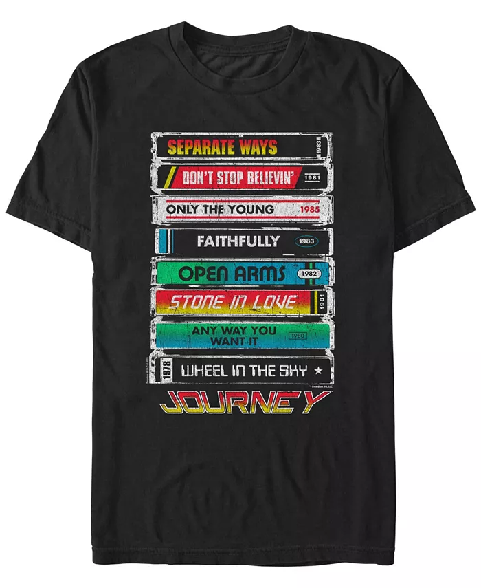 

Мужская футболка с коротким рукавом Tape Deck Hits Fifth Sun, черный