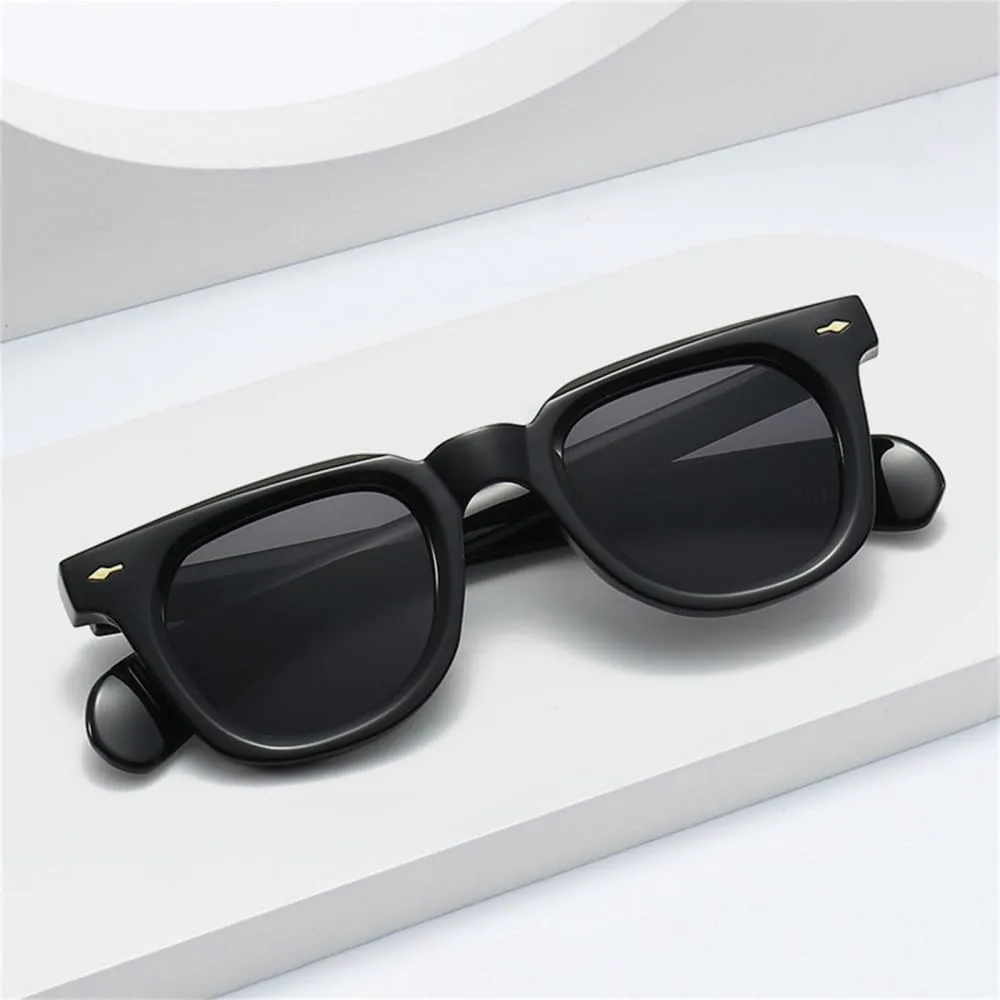 

Женские солнцезащитные очки с заклепками в стиле ретро-панк; мужские солнцезащитные очки с градиентным желтым покрытием, защита от ультрафиолета UV400 generic, 8