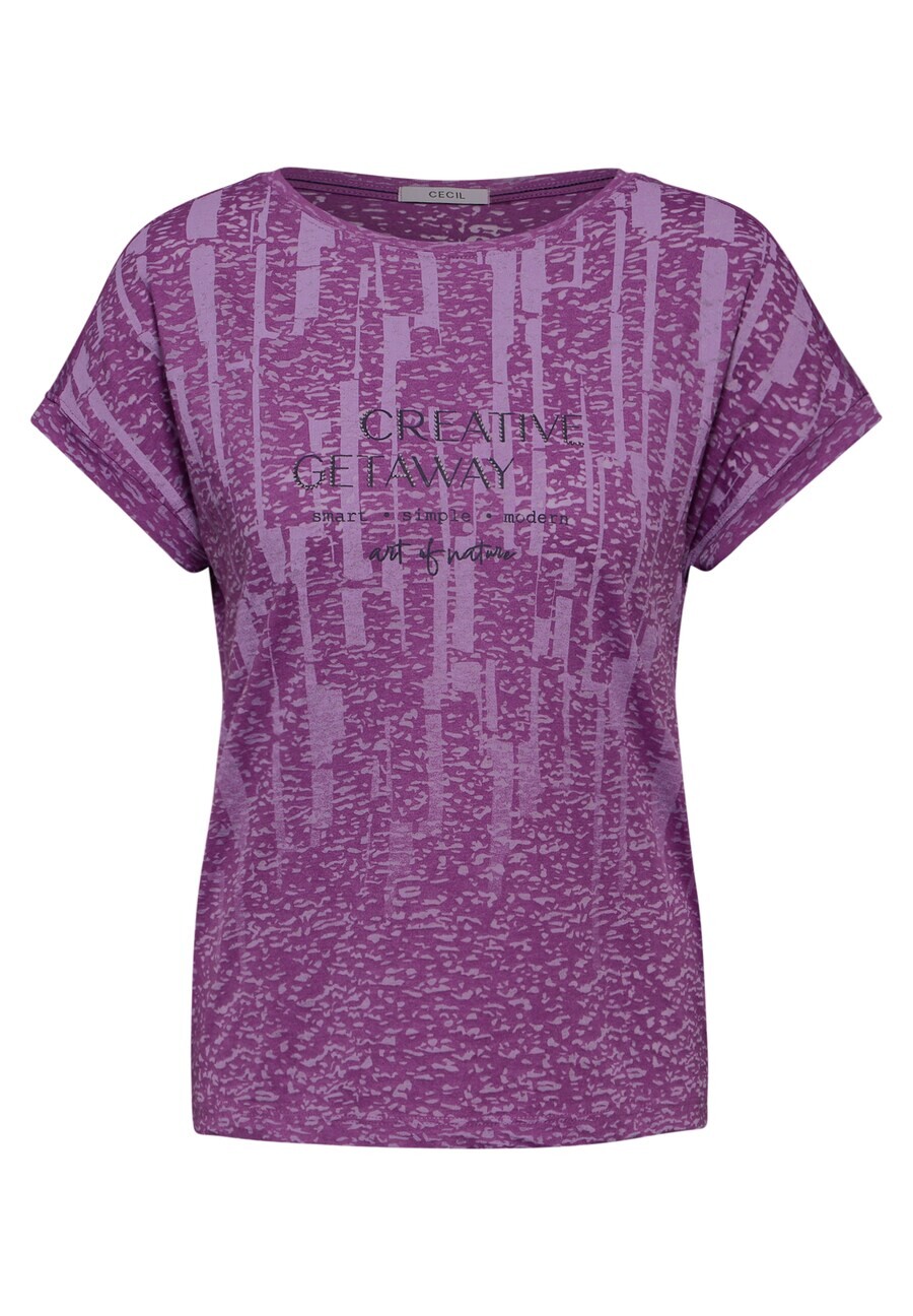 

Футболка CECIL Shirt, цвет mottled purple