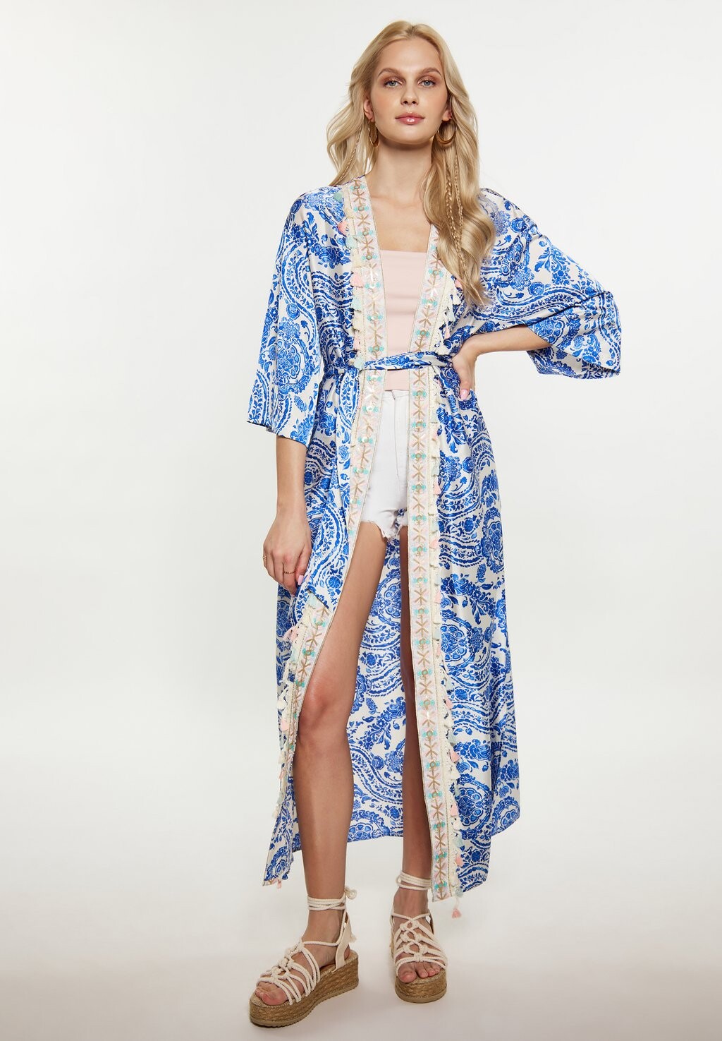 

Легкая куртка KIMONO IZIA, синий