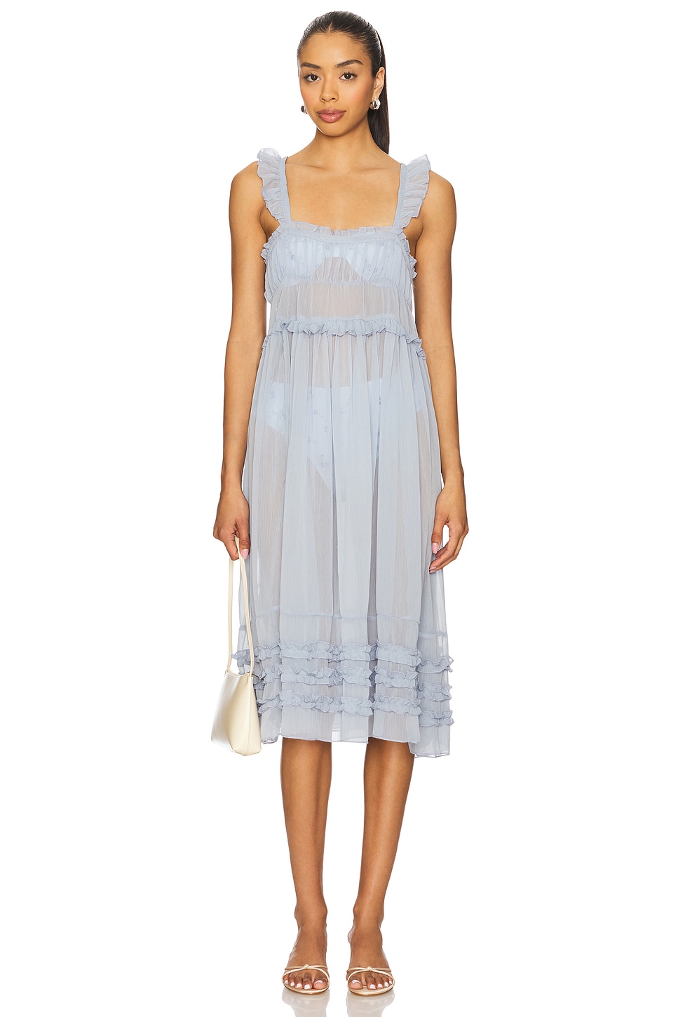 

Платье миди с фазами луны Free People, morning haze