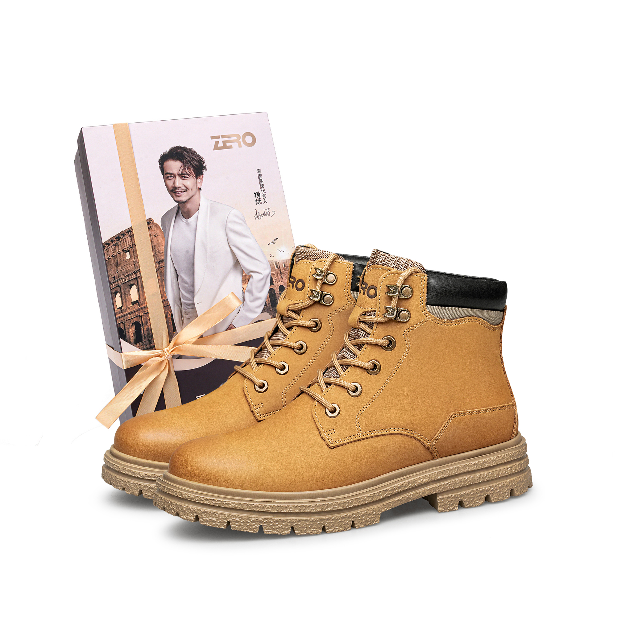 

ZRO Мужские ботинки Martin Earth Yellow