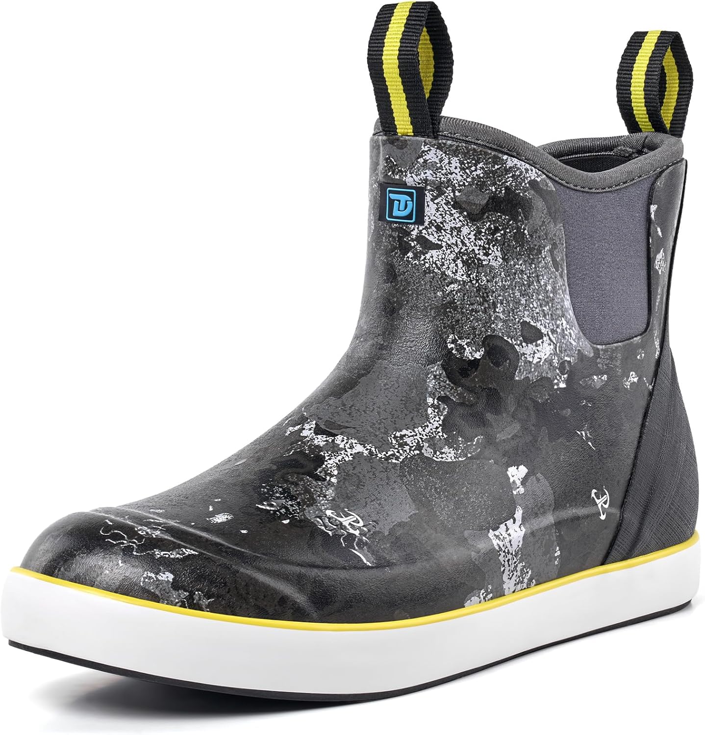 

Мужские водонепроницаемые утепленные ботинки Trudave, надежные резиновые ботинки до щиколотки с противоскользящей подошвой для рыбалки и лодочных прогулок, размеры 6-14, Camo-midnight