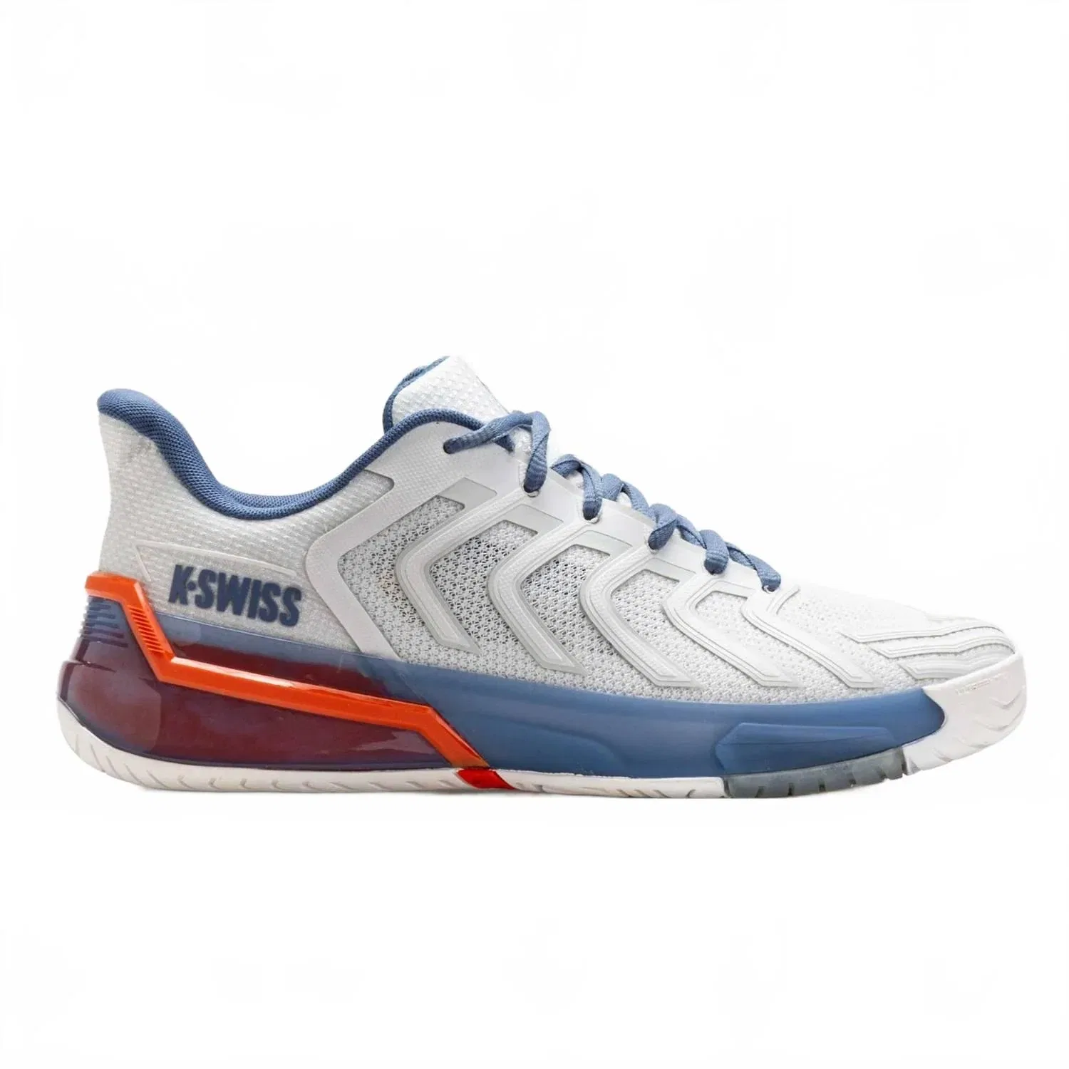 Kswiss Мужские теннисные кроссовки Ultrashot 4 в расцветке Lucent White/infinity/scarlet Ibis