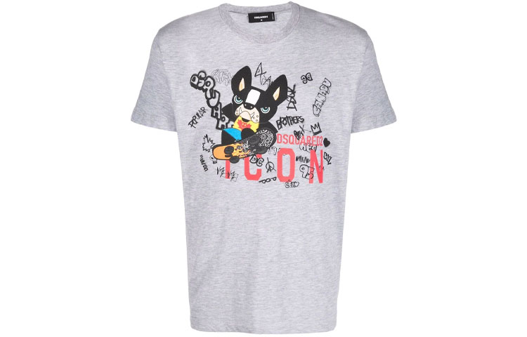 

Футболка мужская серая DSQUARED 2, серый