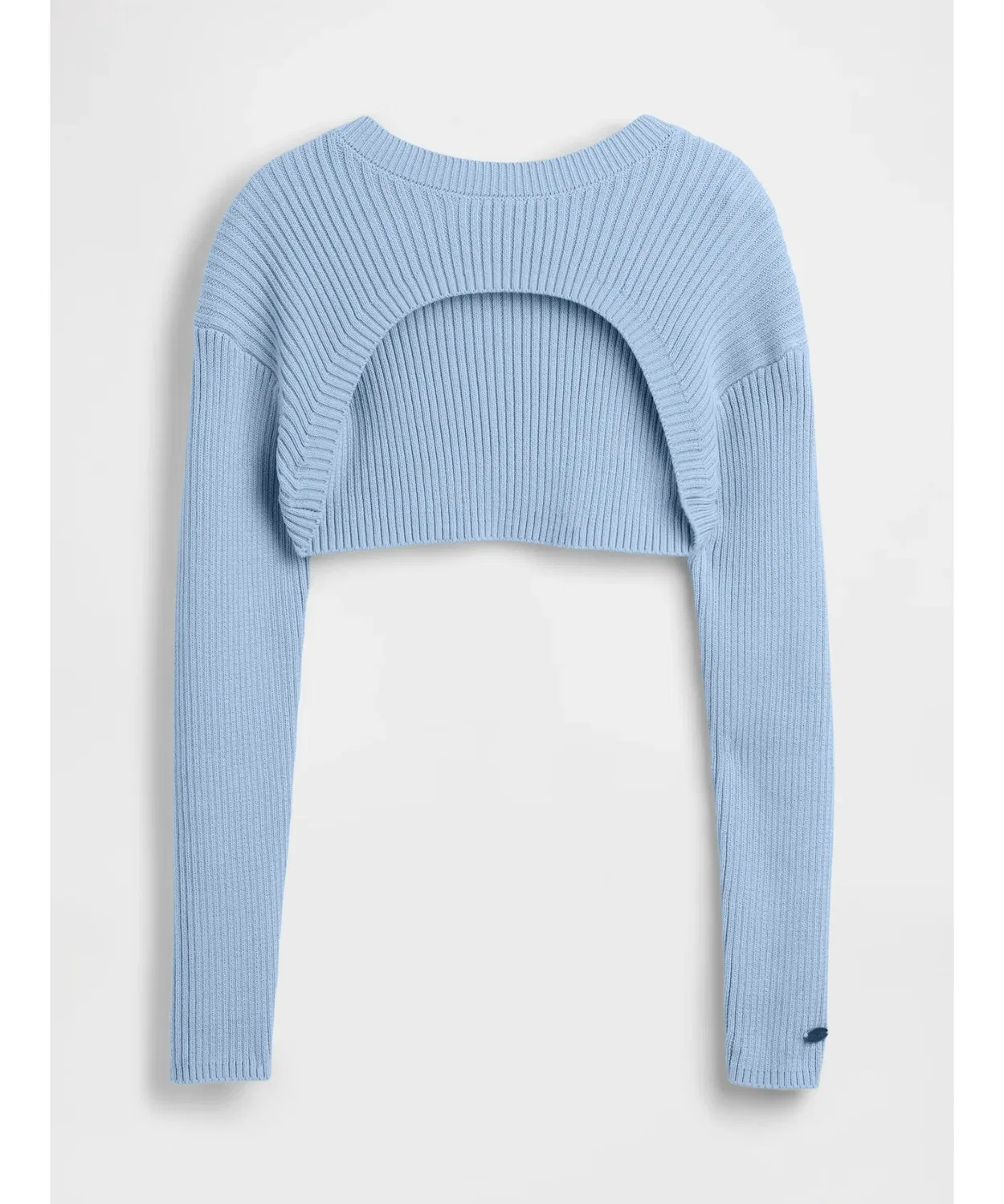 Болеро-свитер из хлопка Relaxed Fit Gap, синий