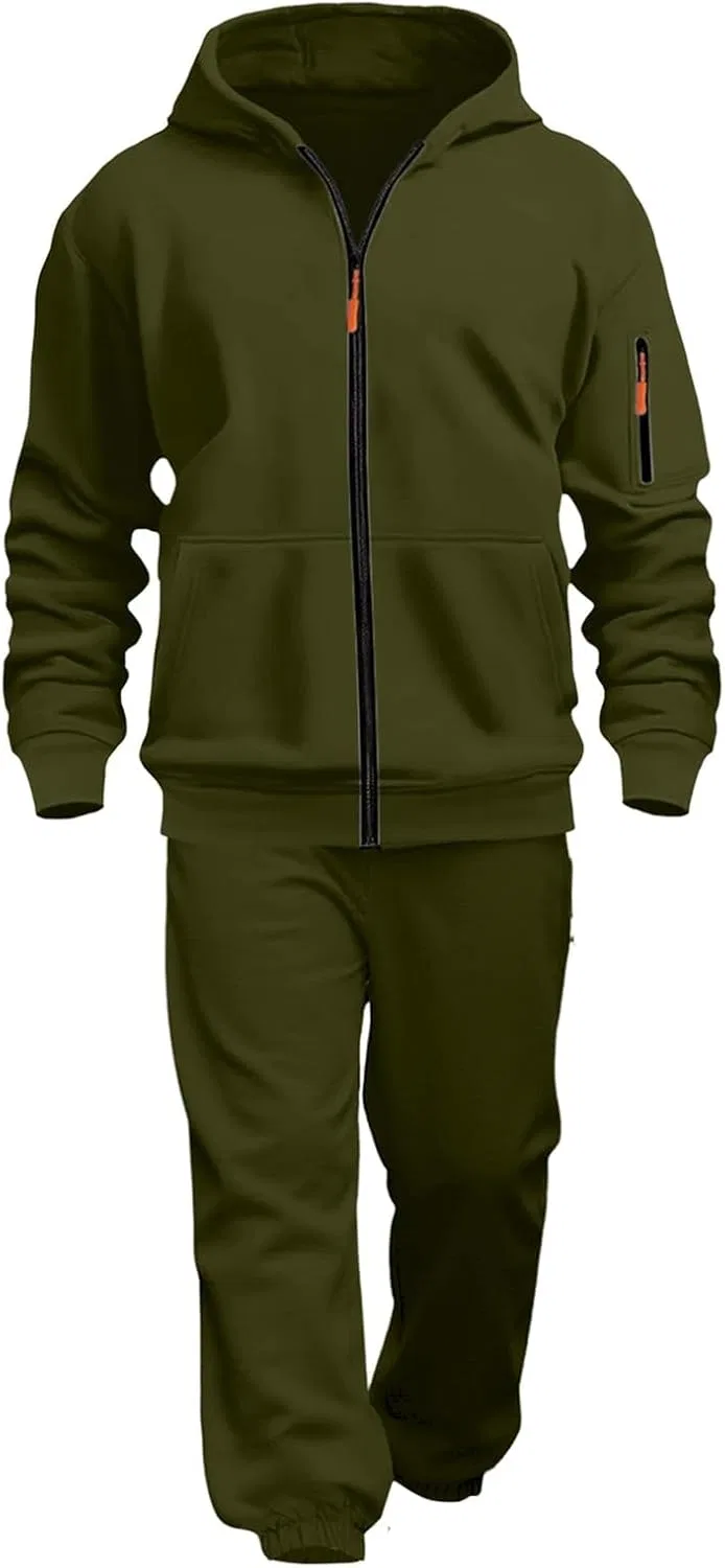 Детский спортивный костюм из флиса, Generic, 2 предмета, Green — фото 4