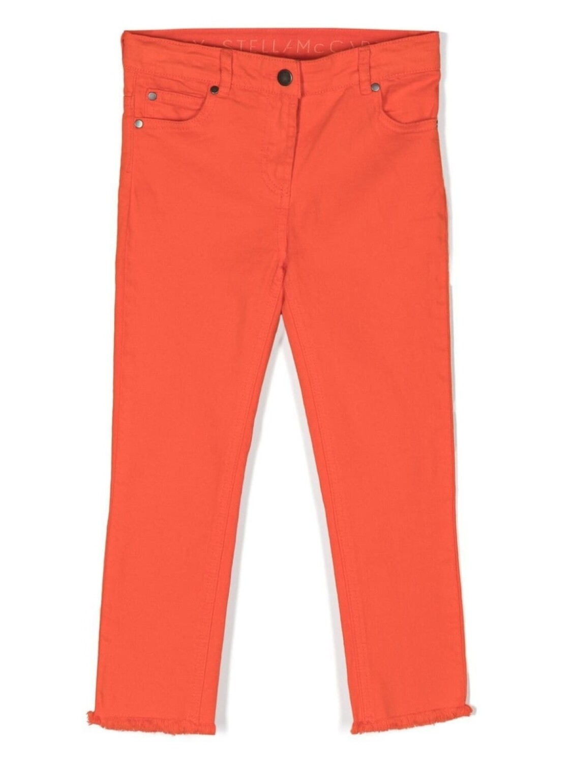 

Stella McCartney Kids прямые джинсы средней посадки, оранжевый