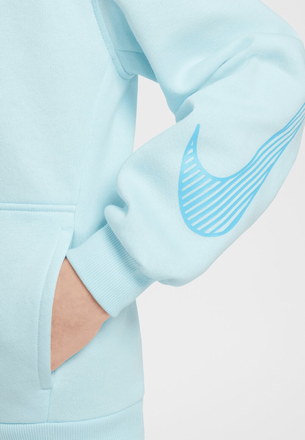 

Толстовка с капюшоном KYLIAN MBAPPÉ UNISEX Nike, светло-голубой