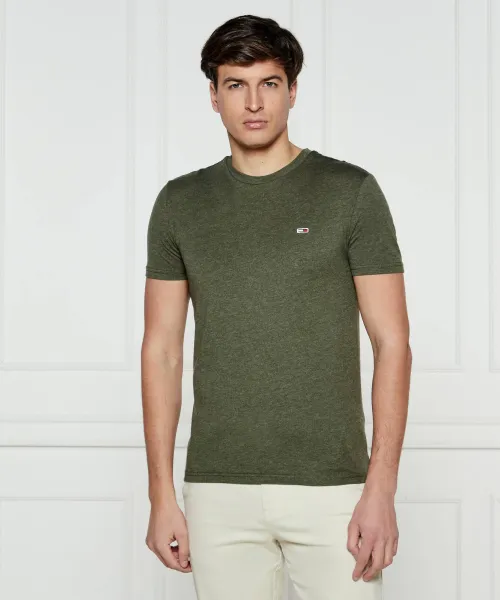 

Футболка Slim fit Tommy Jeans, зеленый