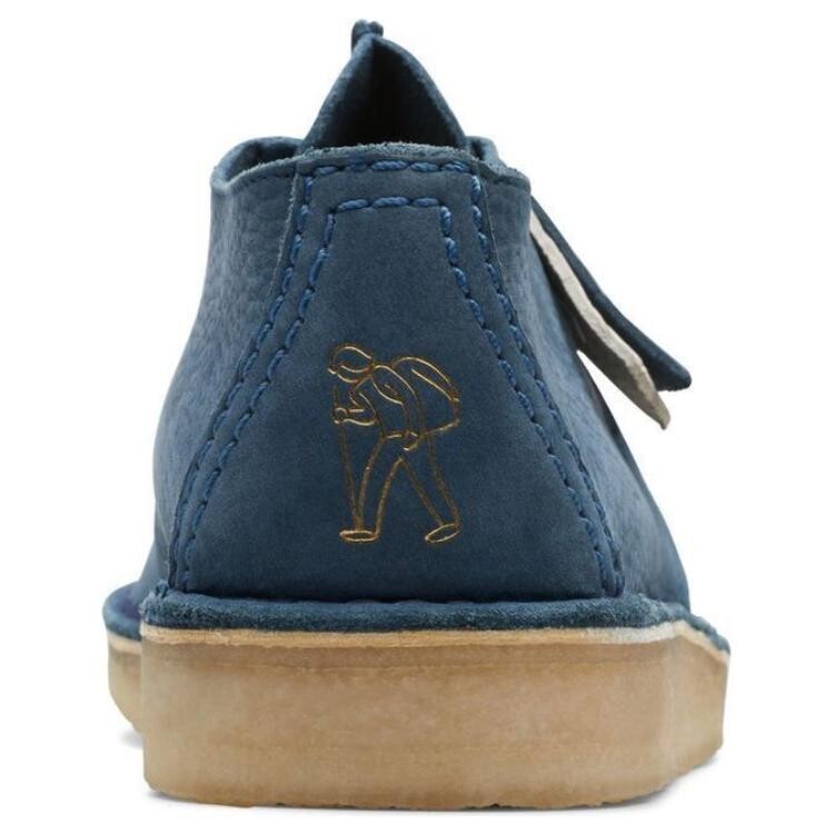 Мужские повседневные мужские низкие синие Clarks — фото 3