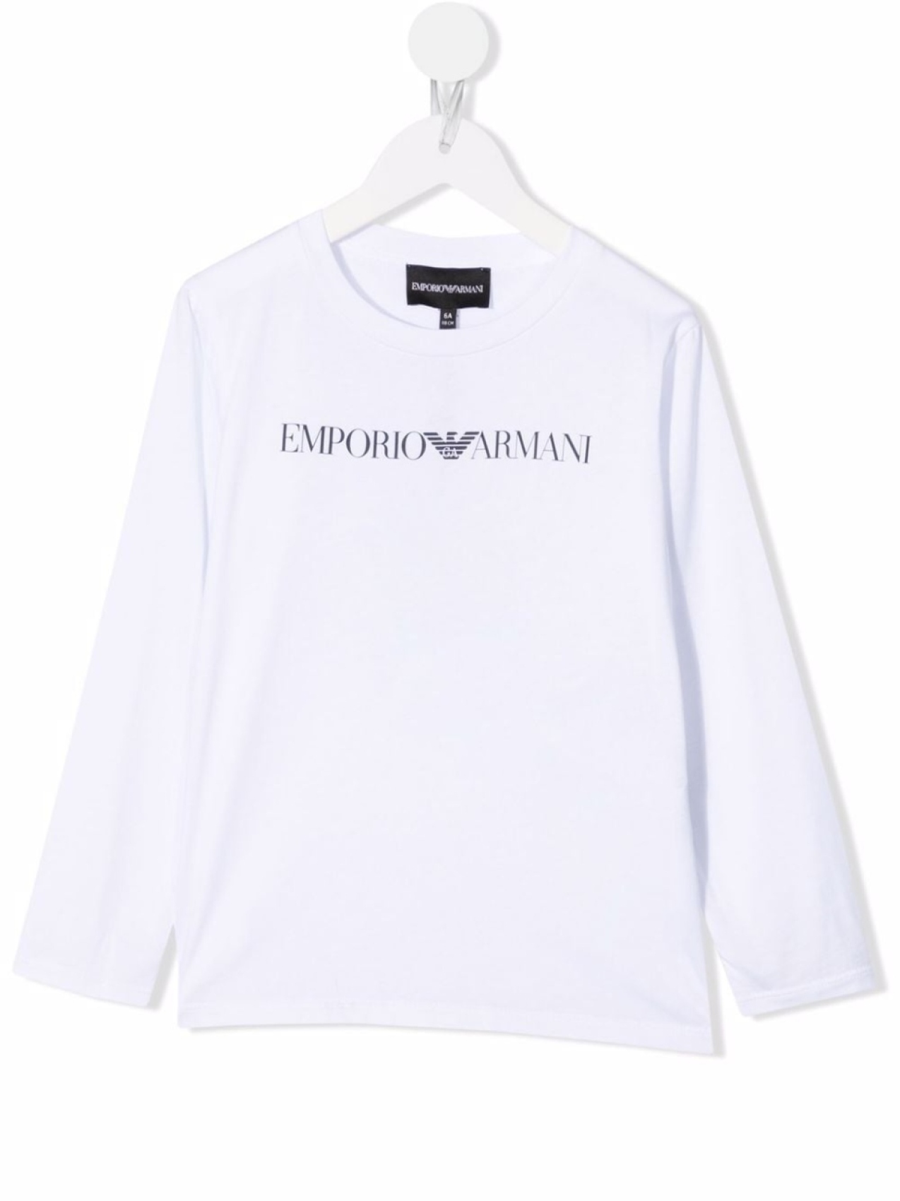 

Emporio Armani Kids футболка с логотипом, белый