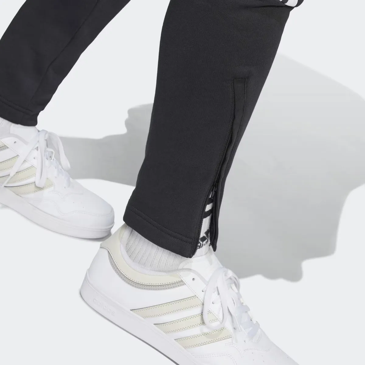 Мужские флисовые брюки Adidas House of Tiro, черный — фото 3