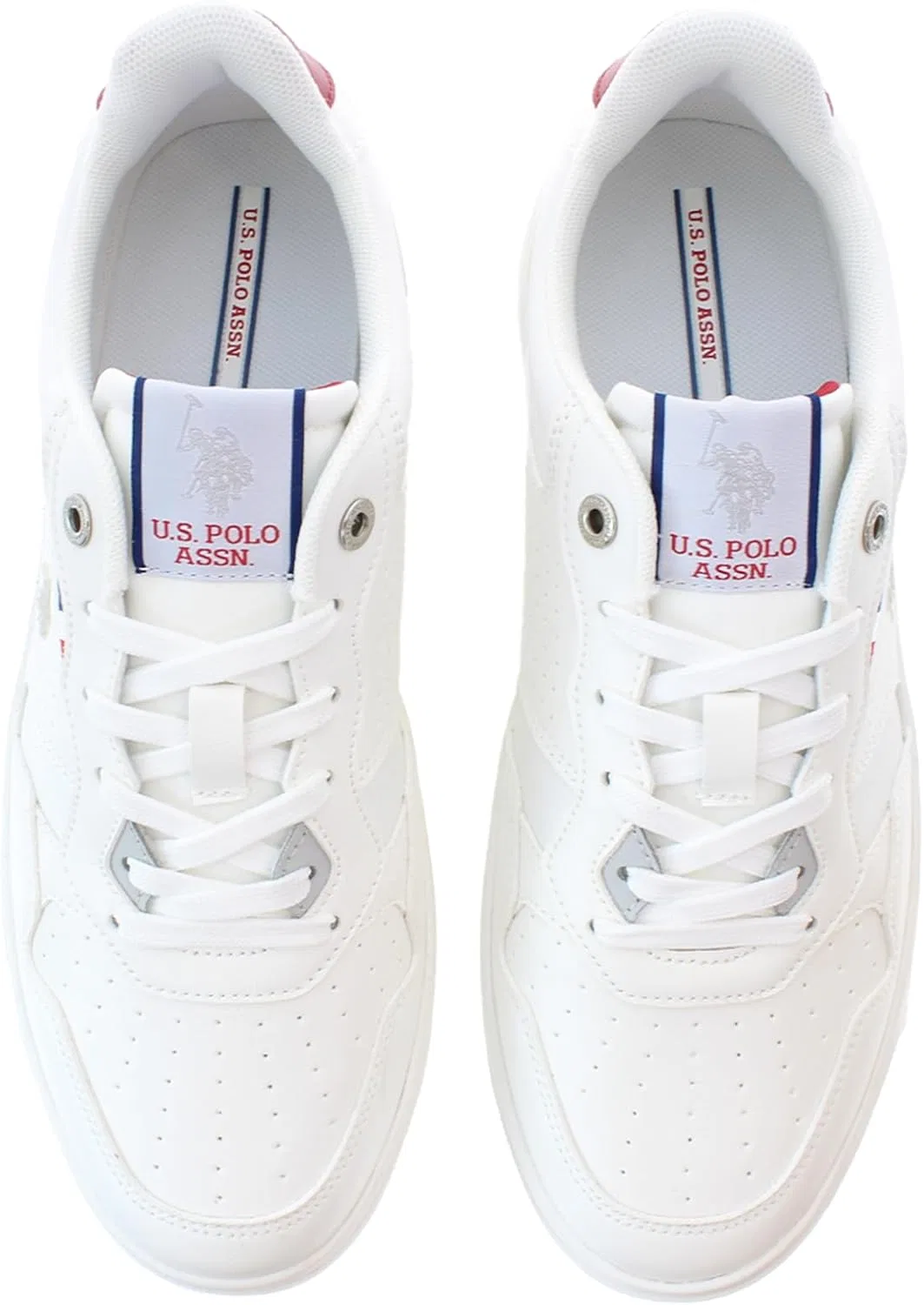 U.S.POLO ASSN. Кроссовки USPolo KOSMO004-WHI-RED06 — фото 2