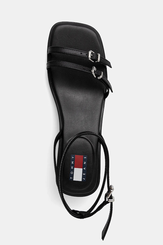Кожаные сандалии THE NOHO SANDAL Tommy Jeans, черный — фото 4