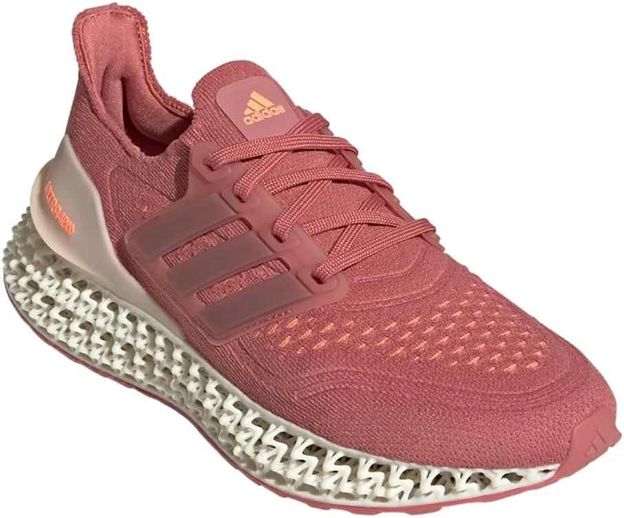 Мужские беговые кроссовки Adidas Ultra 4Drwd, красный/металлик/оранжевый — фото 2